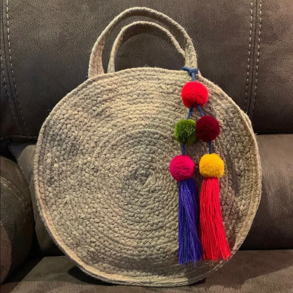 Shiraleah Jute Straw Tote